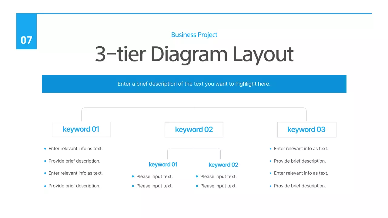 블루 심플 문서 프레젠테이션