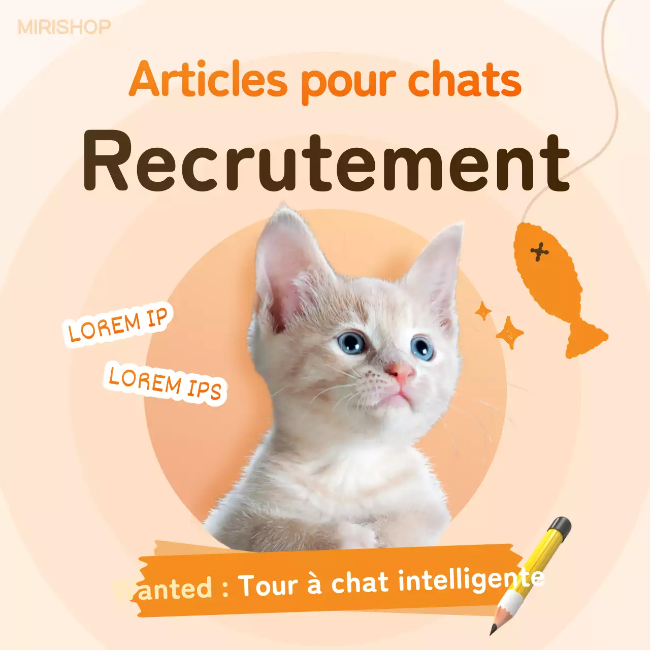 Annonce pour un événement de dégustation d'orange mignonne