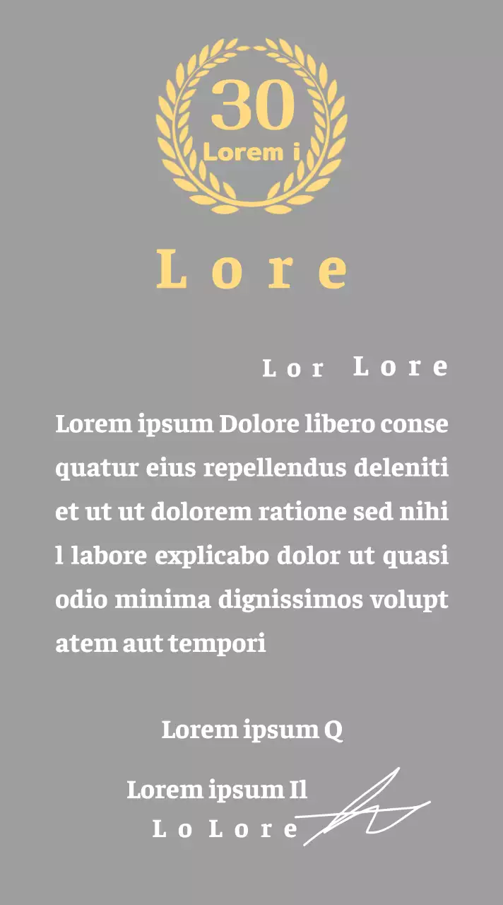 Bedrijfsbord met lauwer symbool concept