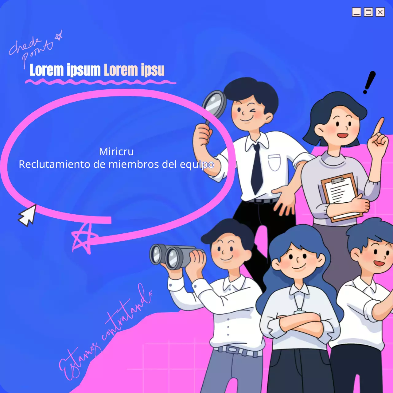 Guía de ofertas de empleo azules y modernas