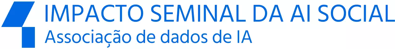 Design empresarial com um logótipo quadrado e texto em inglês