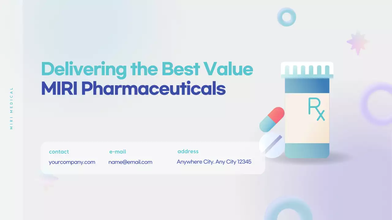 블루 모던 헬스케어 제안 프레젠테이션