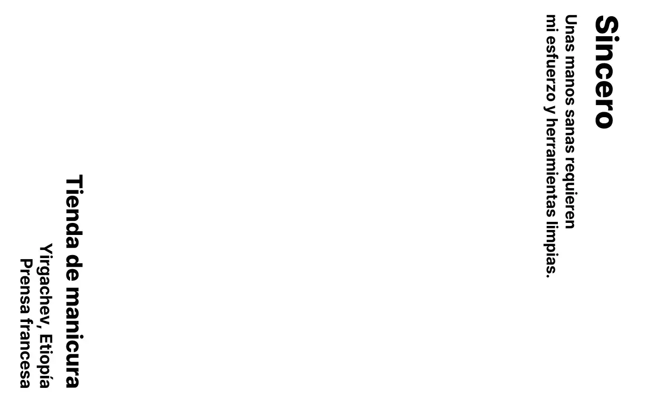 Diseño informativo y promocional con textos sencillos