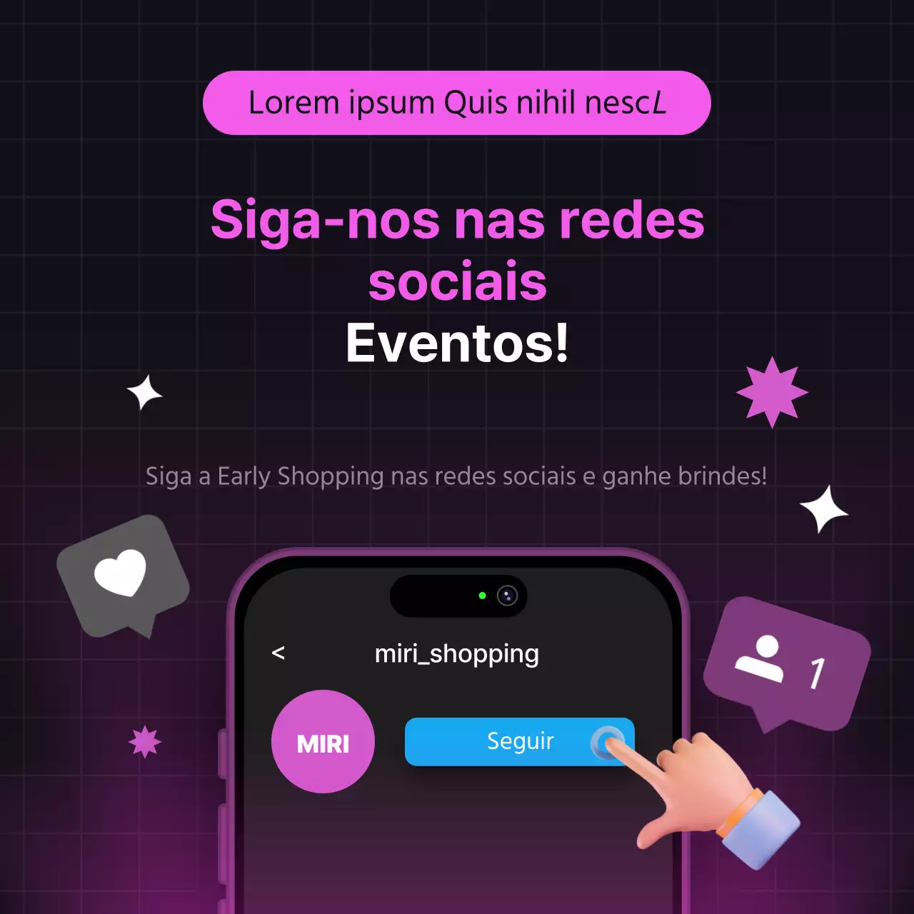Cor-de-rosa quente, anúncios de eventos a seguir na moda