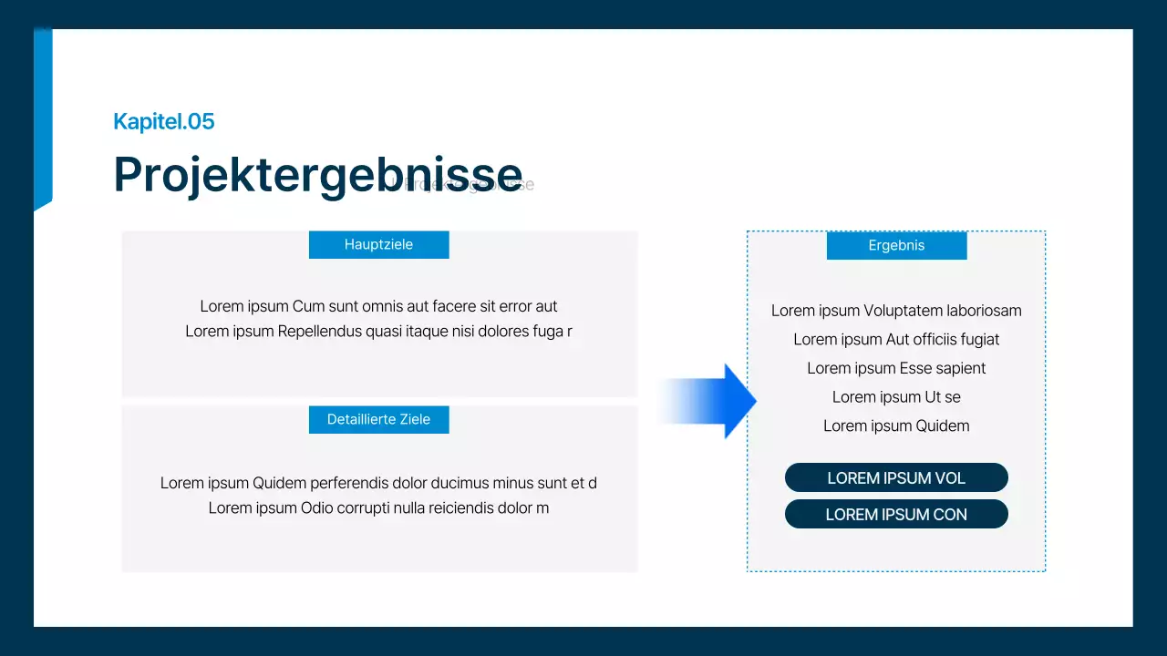 Einfacher Businessplan für Büroangestellte in Marine und Blau