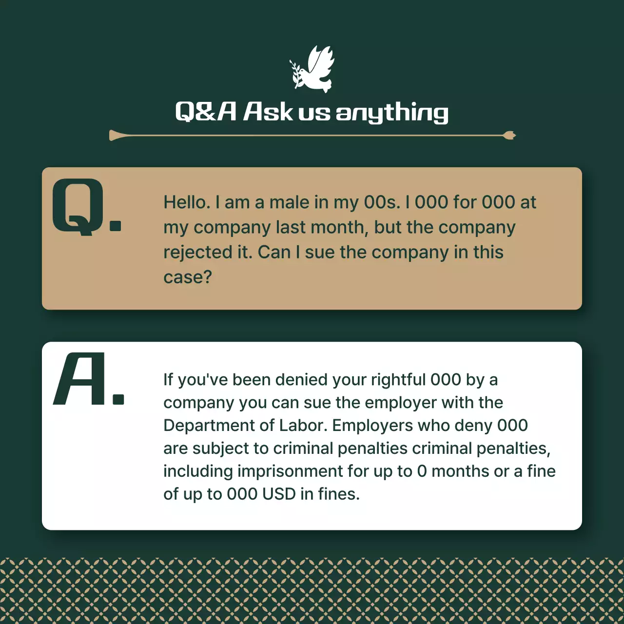 Green Professional Law Promotion Instagram Carousel