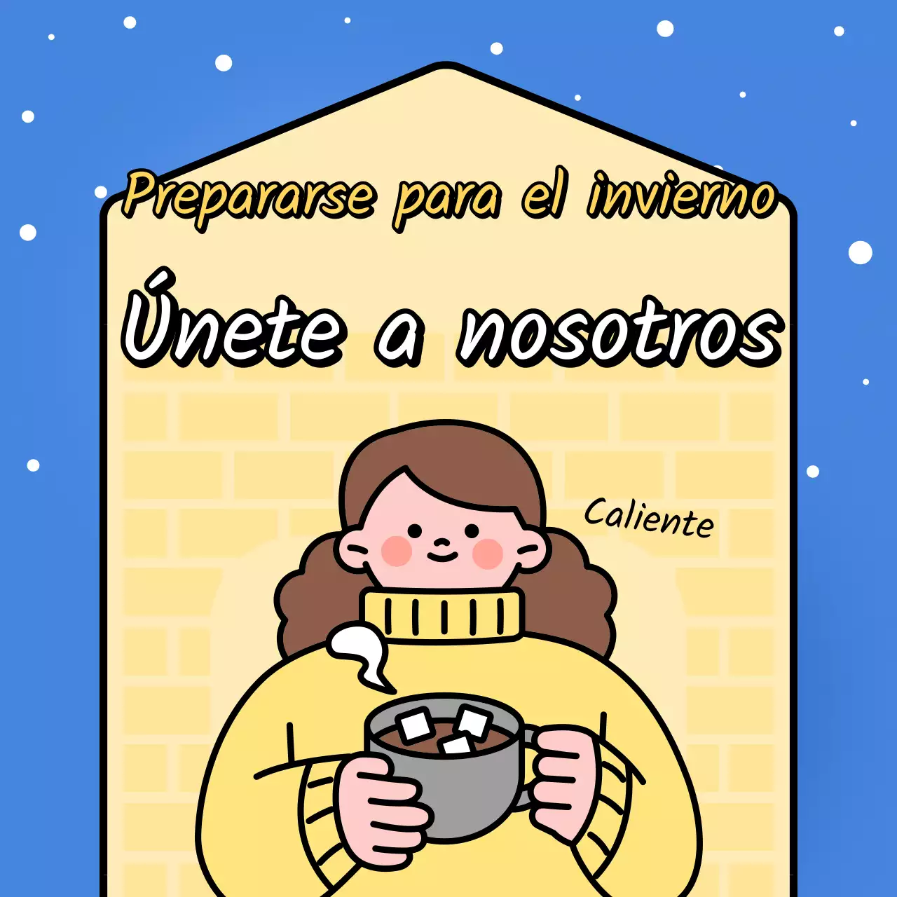 Una moderna guía de invernaje con fondo azul