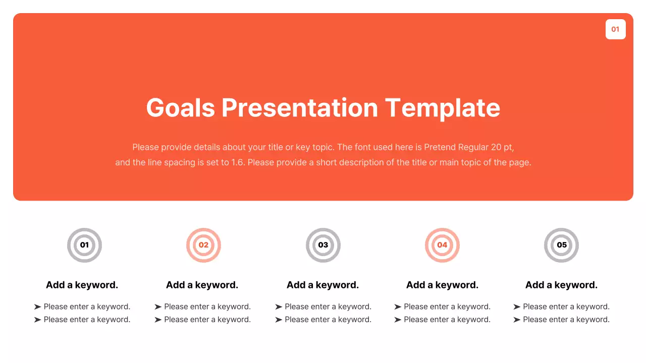 Orange Modern Goals Presentation