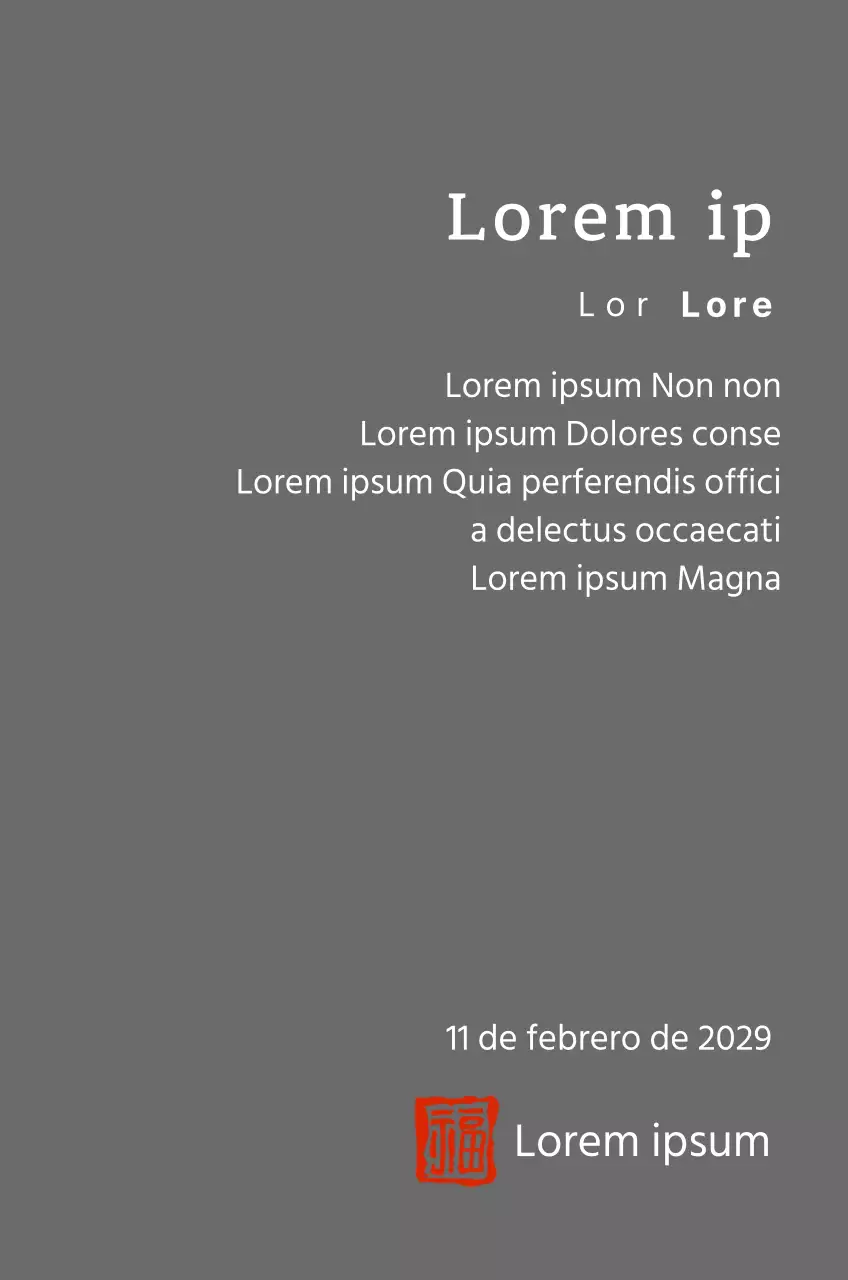 Placa de felicitación por el ascenso en una elegante fuente con gracias