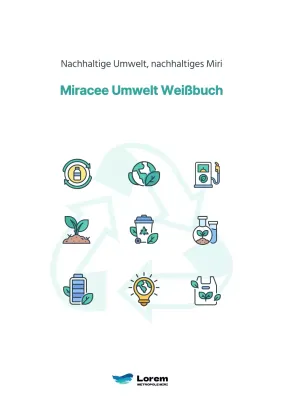 Einfaches Stadtplanungsschild mit mintfarbenen Akzenten