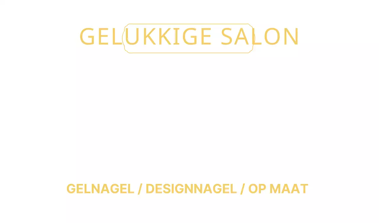 Nagelsalon met gouden en luxe decoraties