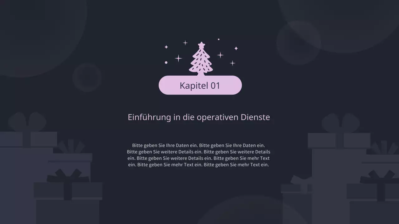 Der trendige Jahresendbericht von Mauve Point