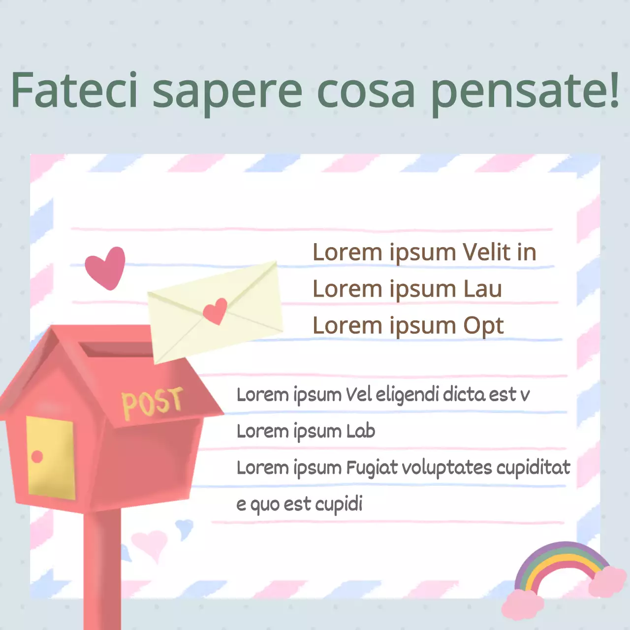 Il bollettino di consulenza azzurro e giallo