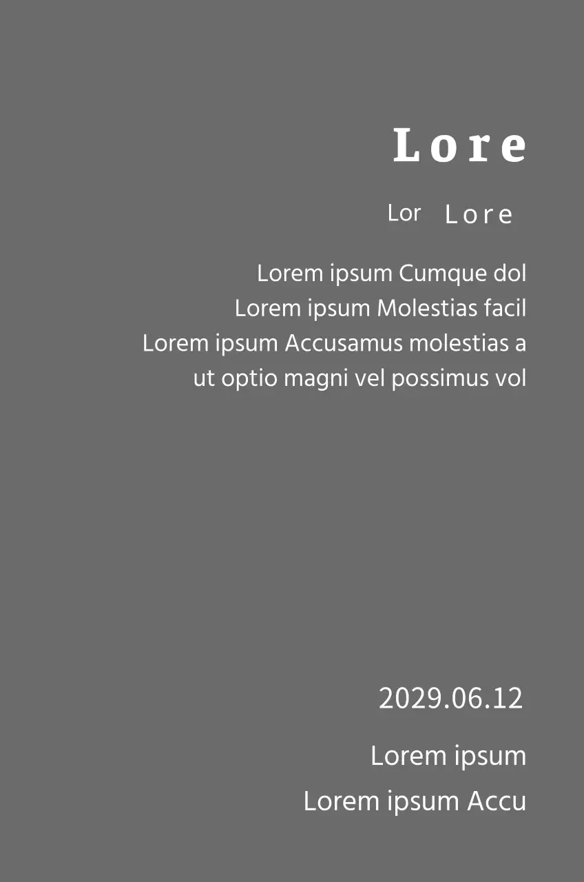 Eenvoudig listingconcept bedankplaatje