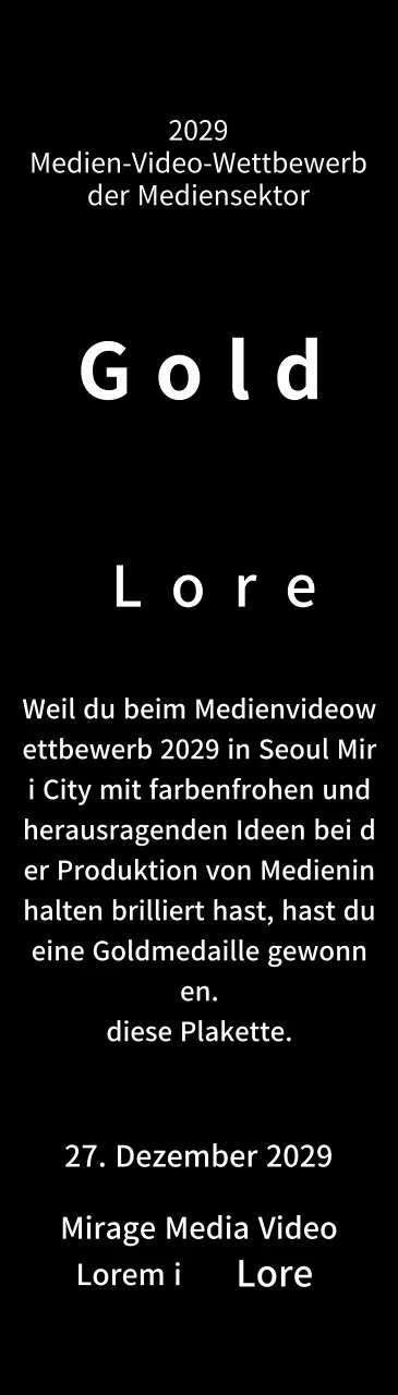 Siegertafeln für ein pfiffiges Wettbewerbspreiskonzept