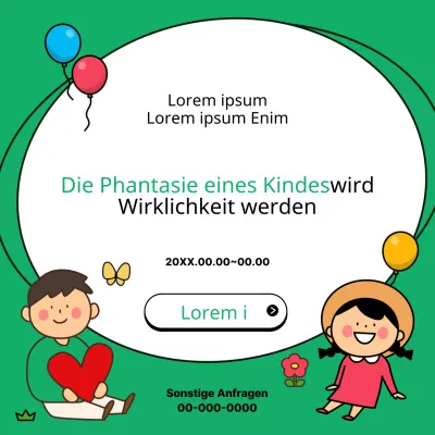 Förderung grüner und freundlicher Kinderbetreuungsprogramme