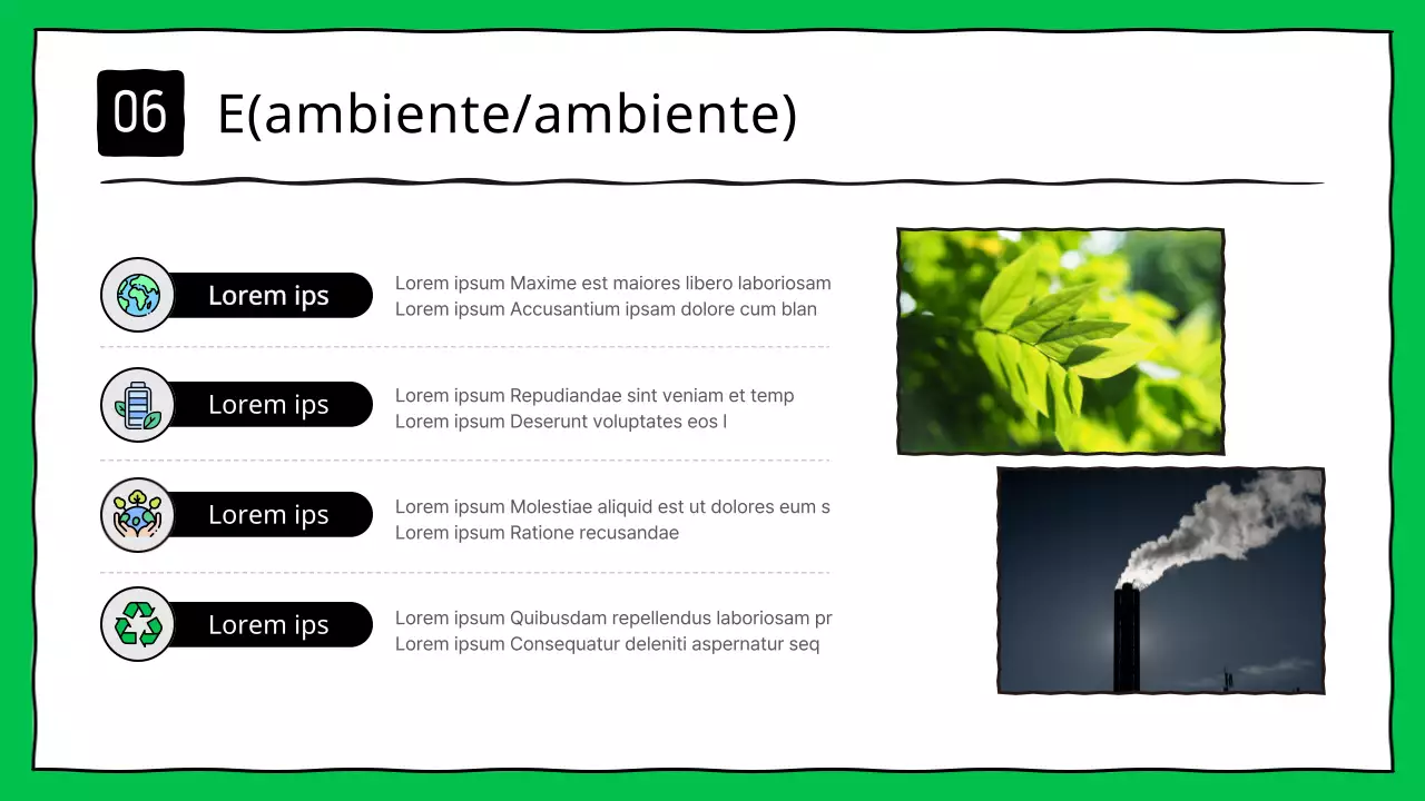 Rapporti ESG aziendali kitsch in verde