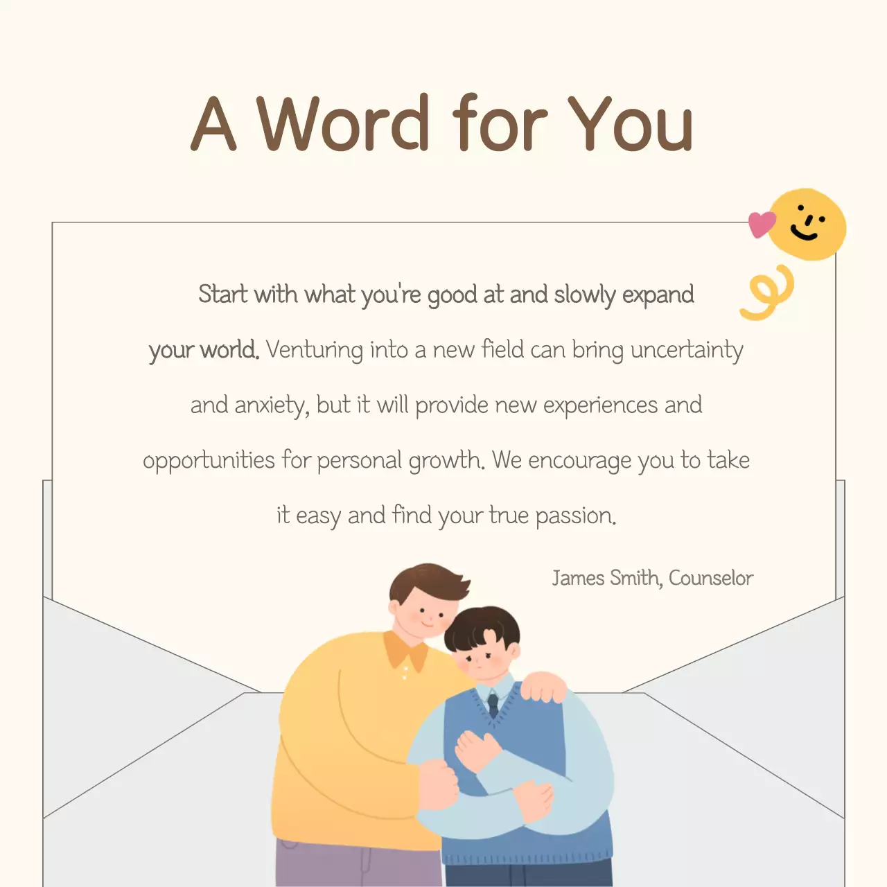 Beige Minimal Counseling Advertisement Instagram Carousel