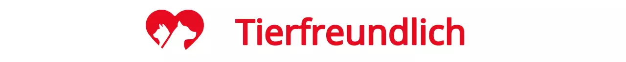 Förderung einer Veranstaltung mit dem Konzept einer Tierschutzorganisation in Rot.