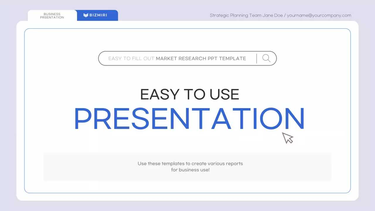 Blue Modern Business Presentation