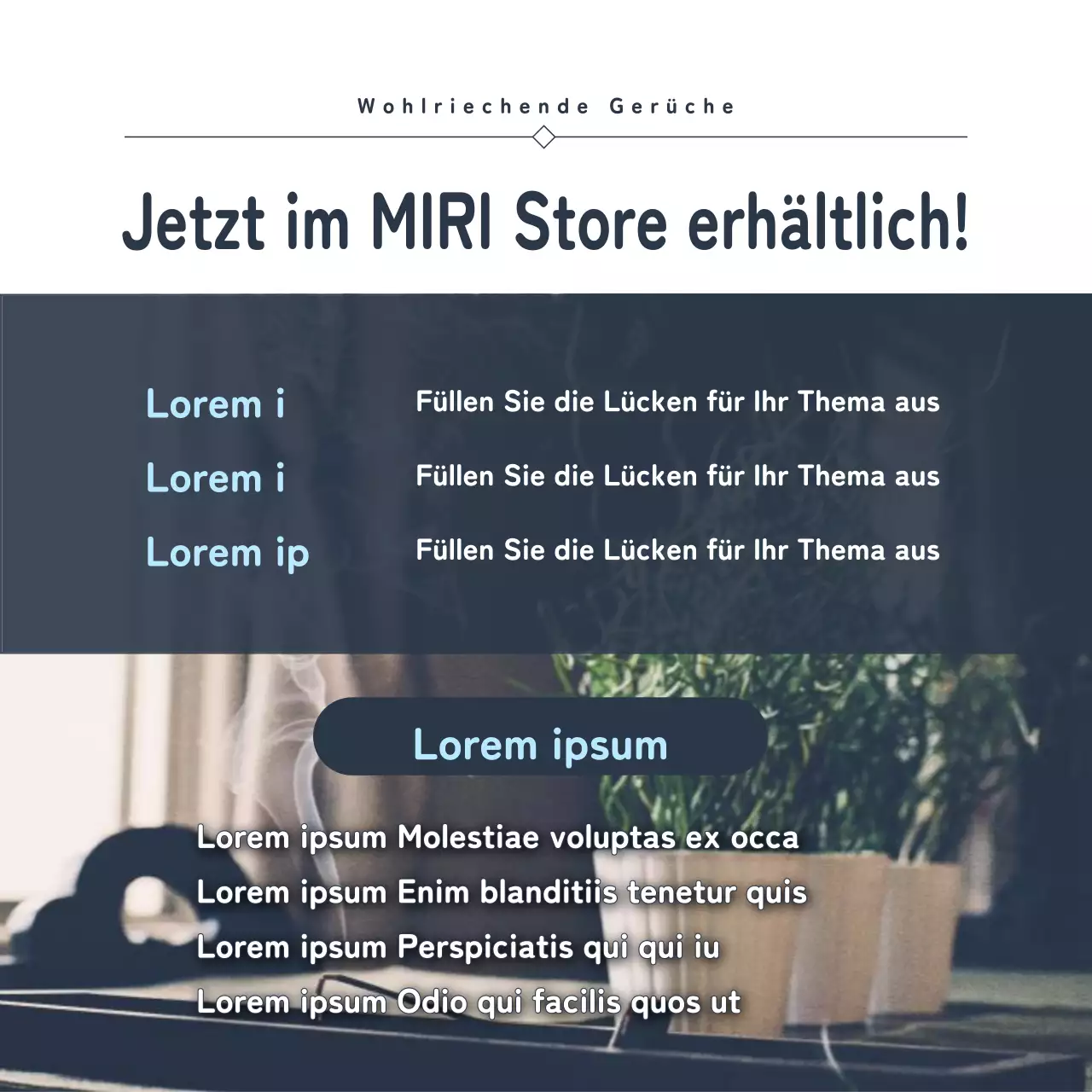 Förderung der Anreizfinanzierung mit einem Vintage-Look in Marineblau und Braun