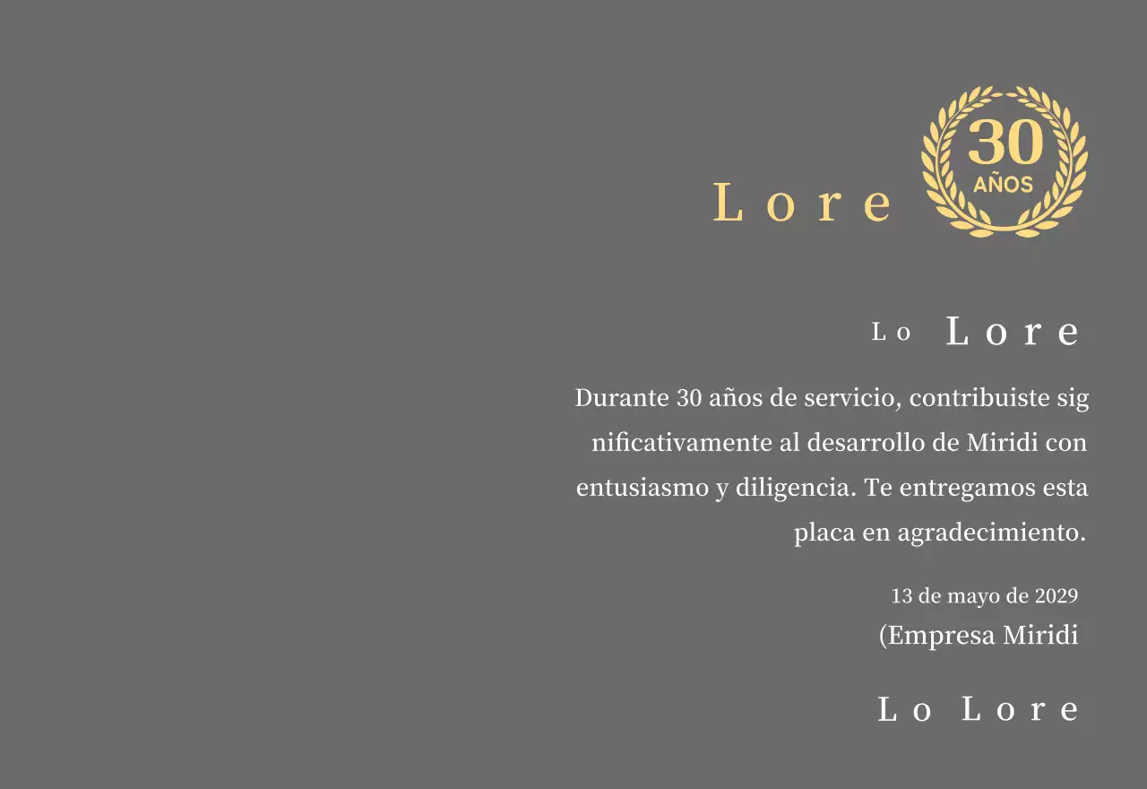 Concepto de placa de antigüedad con símbolo de laurel