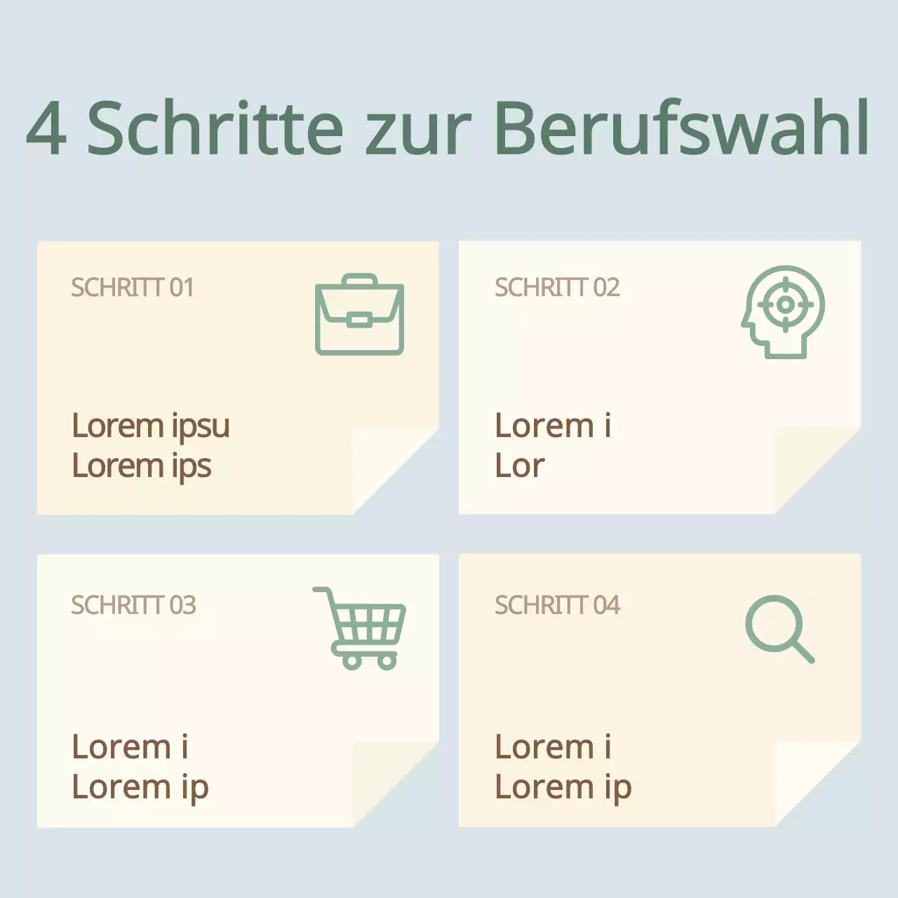 Der hellblaue und gelbe Beratungs-Newsletter