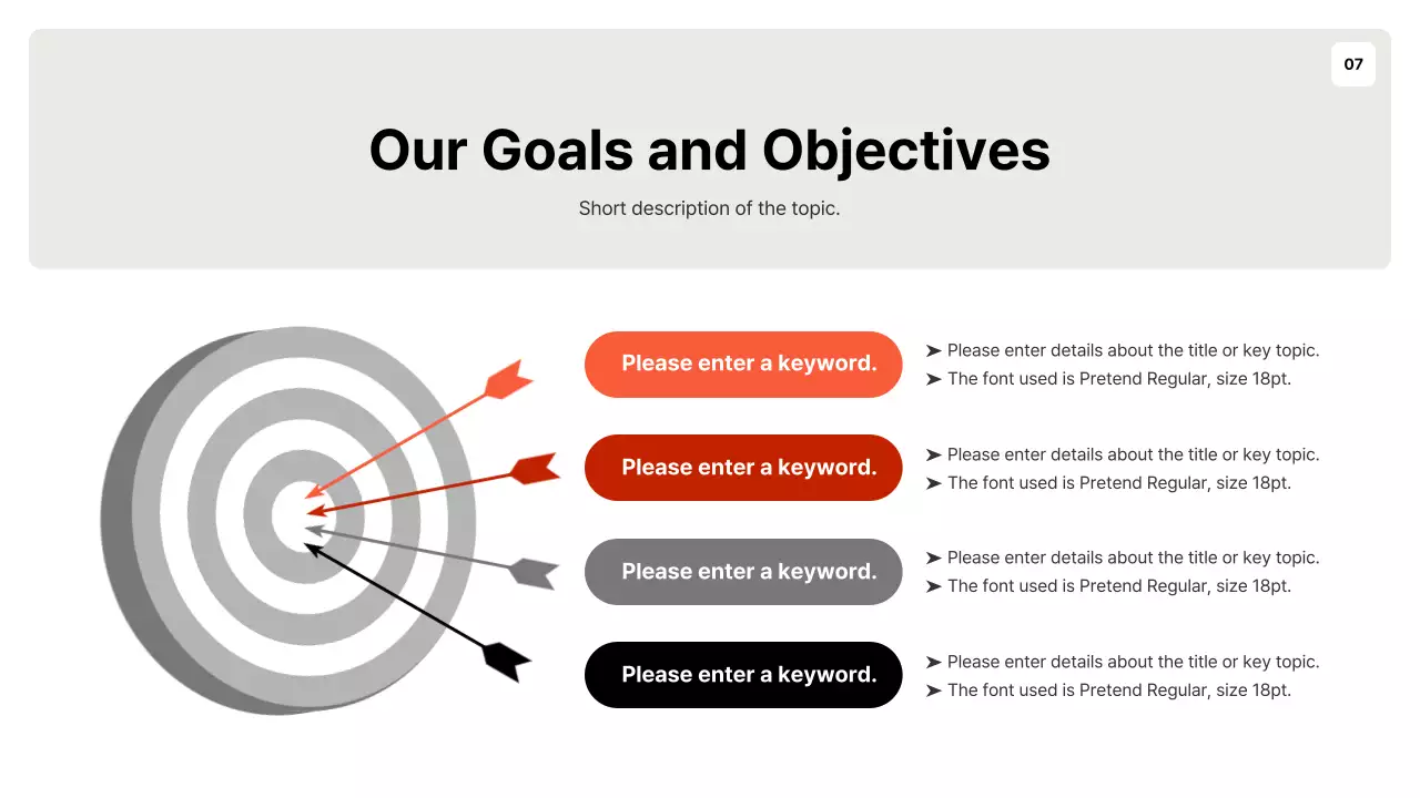 Orange Modern Goals Presentation