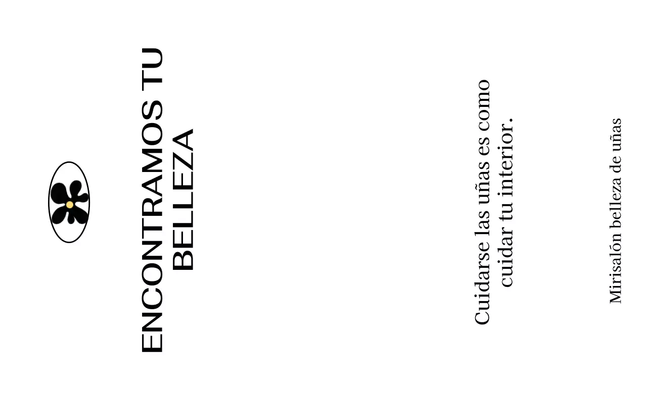 Un concepto de salón de manicura chic en negro