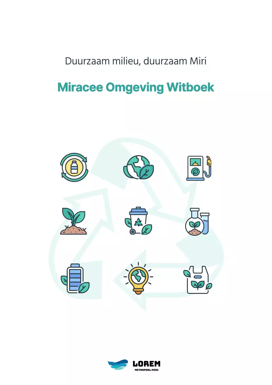 Eenvoudig stedenbouwkundig bord met mintkleurige accenten