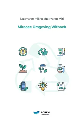 Eenvoudig stedenbouwkundig bord met mintkleurige accenten