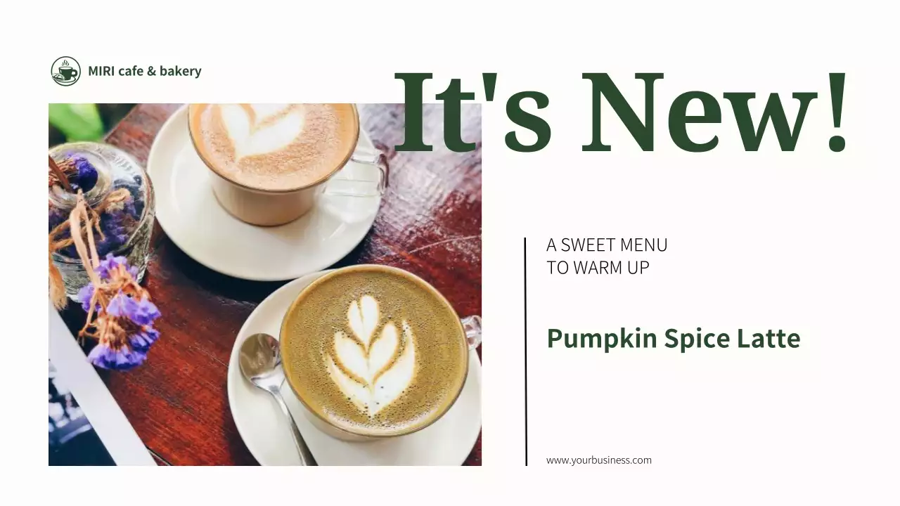 오렌지 심플 광고 템플릿 프레젠테이션