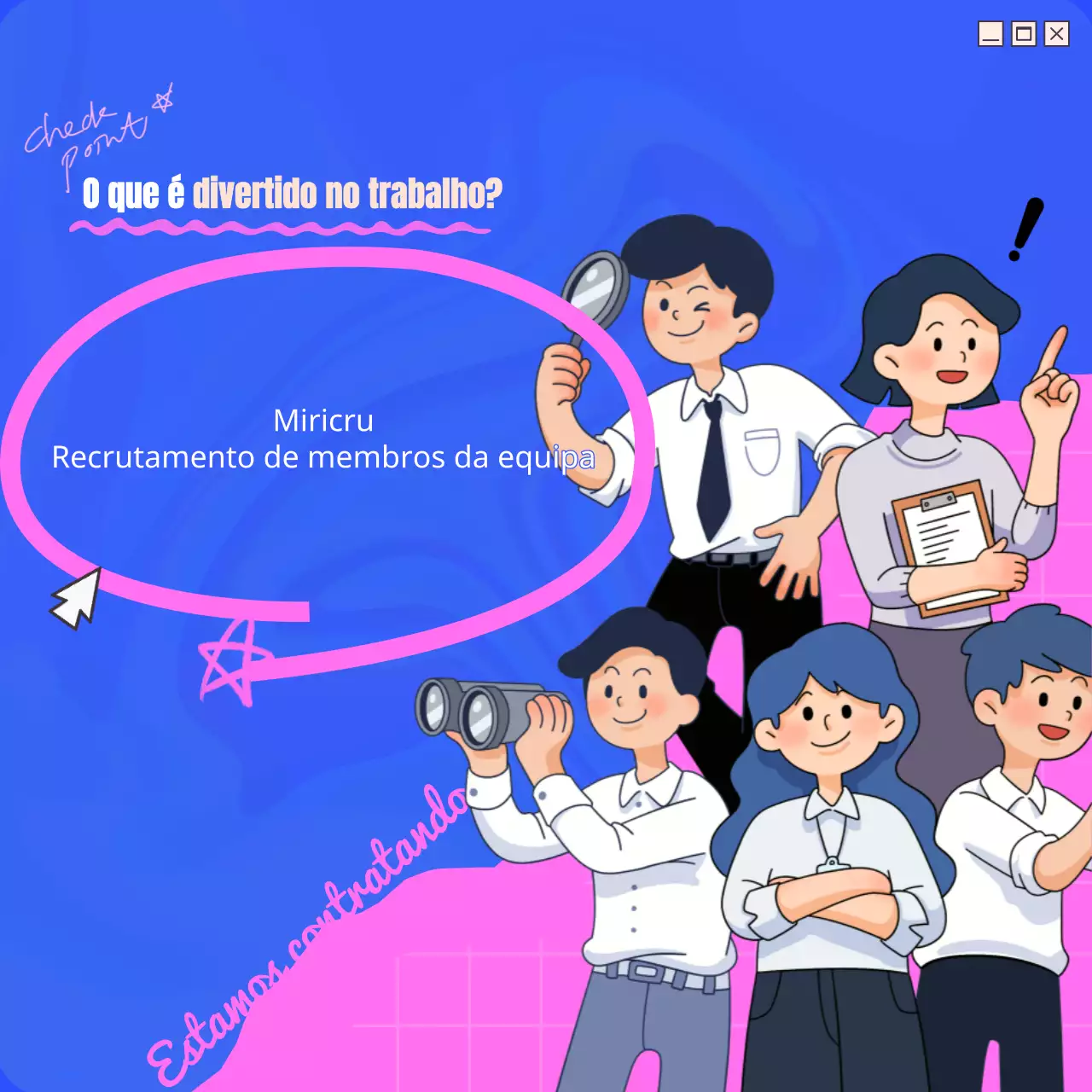Um guia para anúncios de emprego azuis e modernos