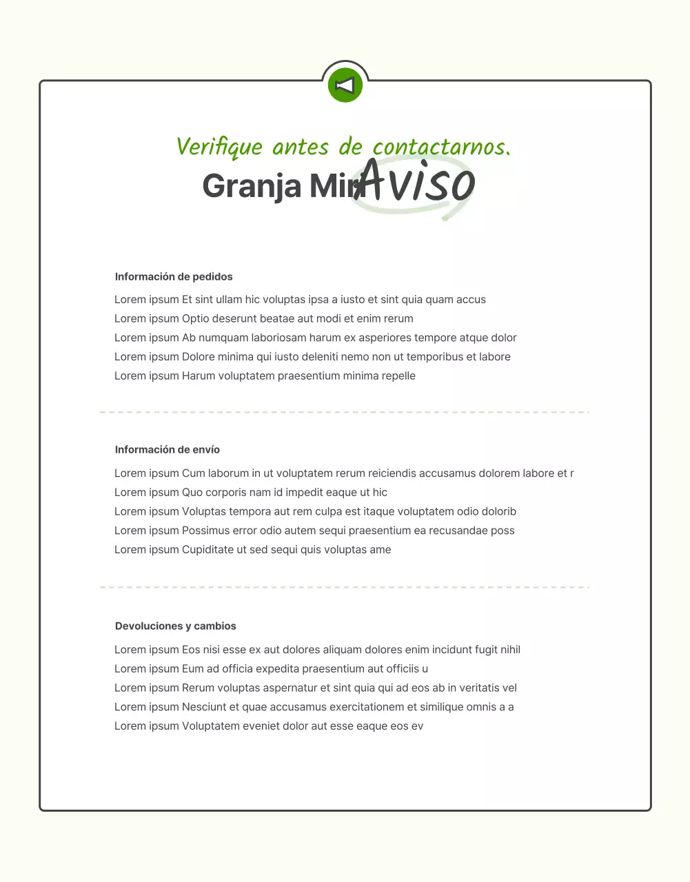 Promover la venta de coles básicas verdes y chartreuse