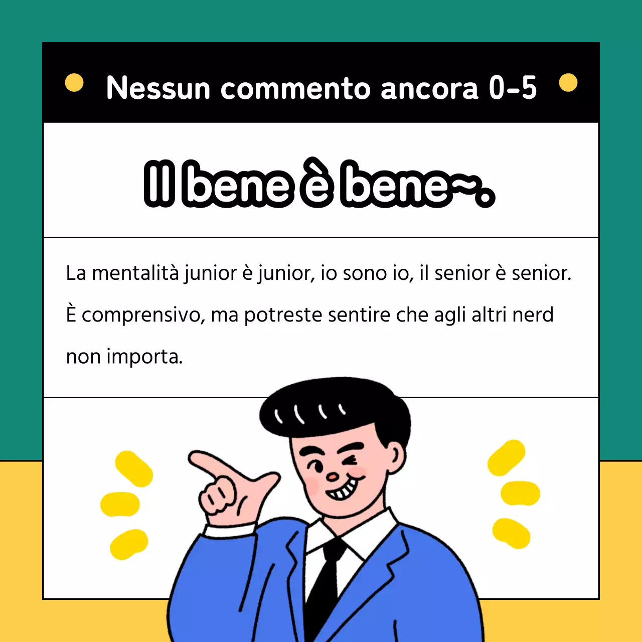 Sondaggio sul test Sicko di Blue and Yellow