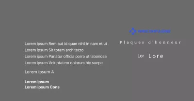 Une simple plaque blanche avec le logo de votre entreprise