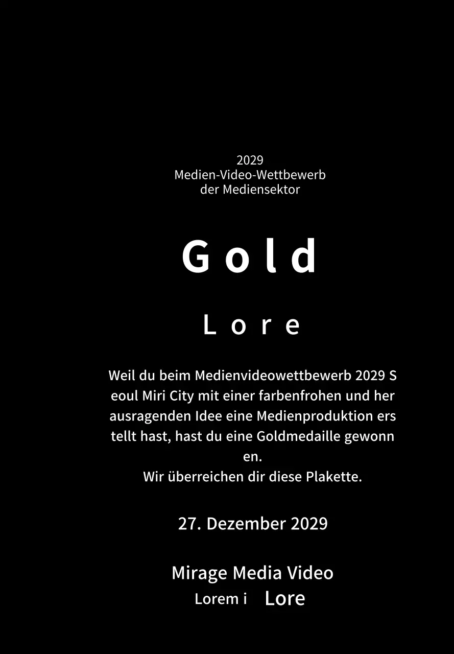 Siegertafeln für ein pfiffiges Wettbewerbspreiskonzept