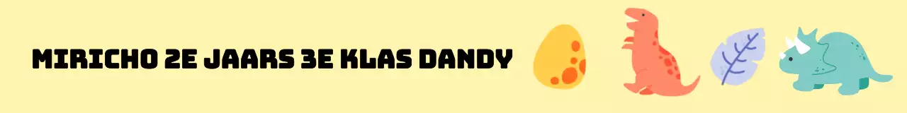 Voor lagere klassen met kleurrijke dinosaurusillustraties