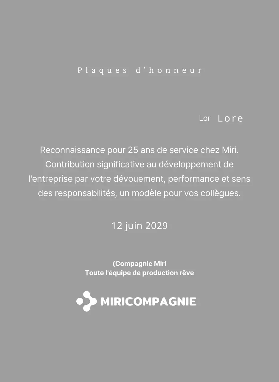 Une simple plaque blanche avec le logo de votre entreprise