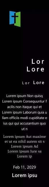 Plakat promosi ucapan selamat dengan font serif yang berkelas