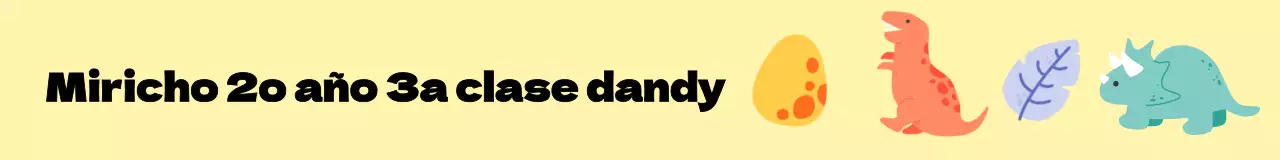 Para las aulas de primaria con coloridas ilustraciones de dinosaurios