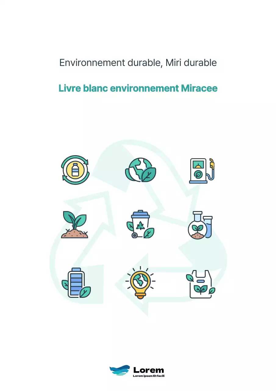 Panneau de planification urbaine simple avec des accents de menthe