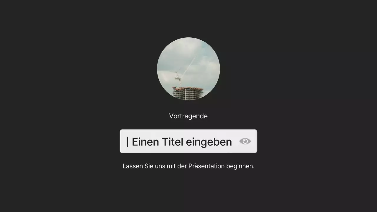 Moderner Desktop-UI-Vorschlag in Schwarz