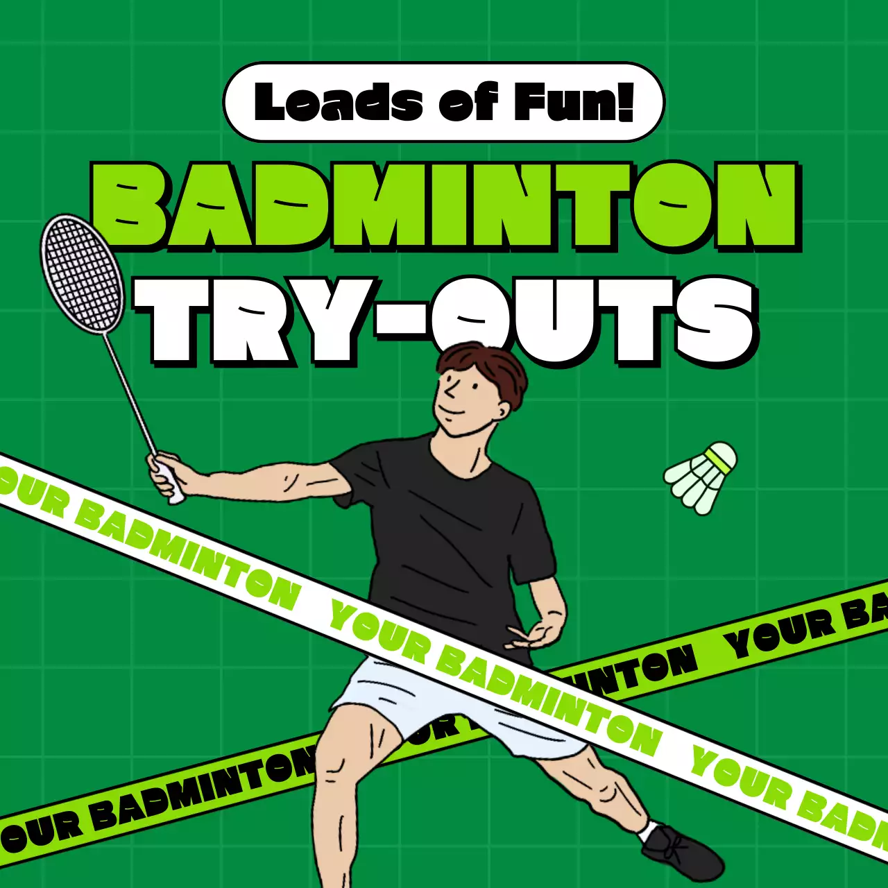 그린트렌디 배드민턴 이벤트 인스타그램 캐러셀