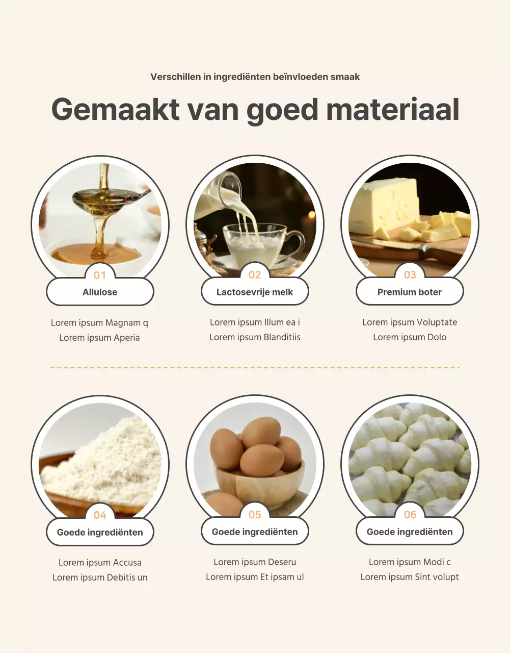 Promoot de verkoop van een basis gehaakte oranje en beige kraag