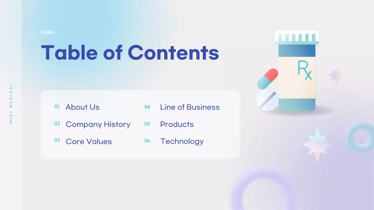 블루 모던 헬스케어 제안 프레젠테이션