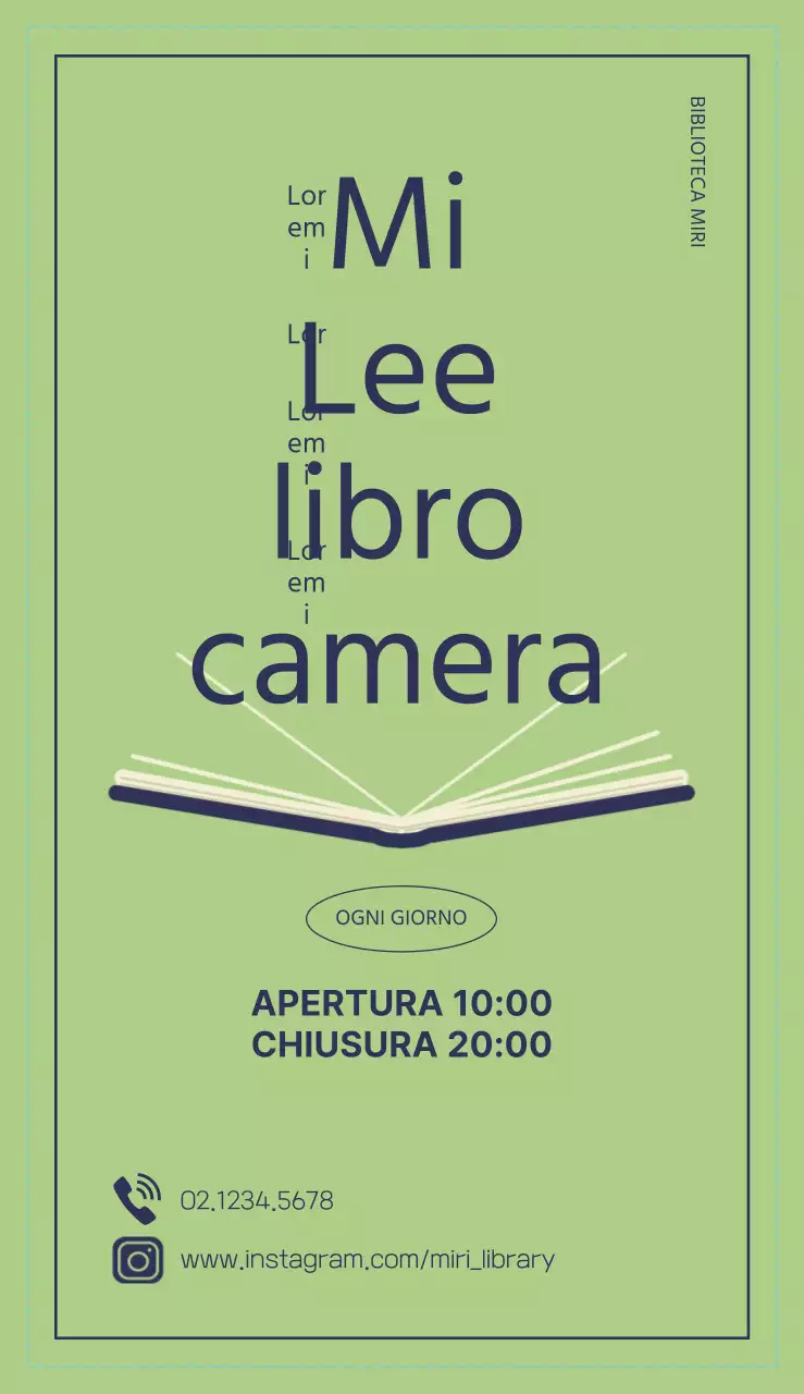 Una guida alle librerie di piccole imprese con un layout pulito ed emozionale e illustrazioni dei libri