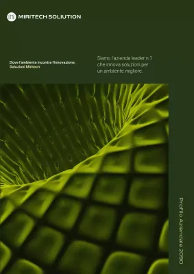 Soluzioni per l'innovazione ambientale in stile kaki e minimalista Profilo aziendale