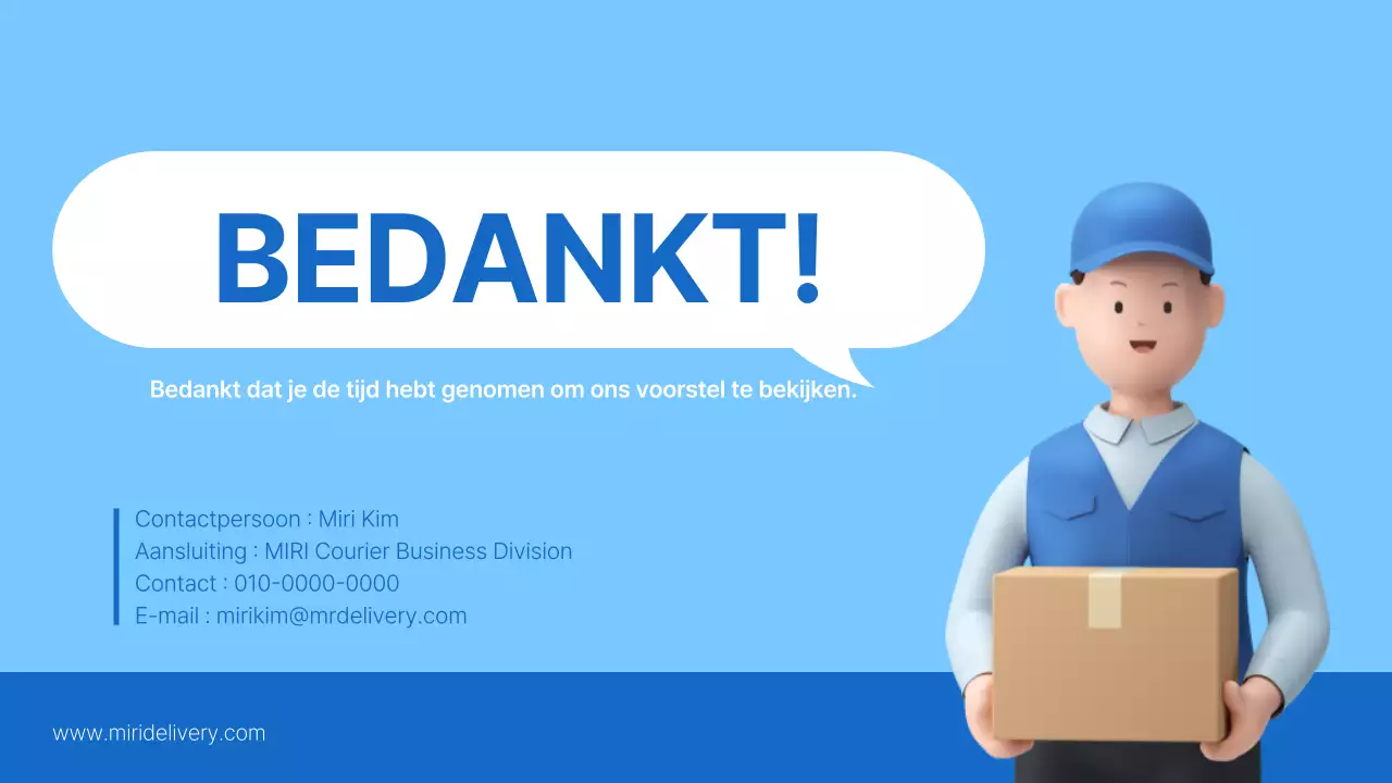 Een eenvoudig logistiek bedrijfsplan in blauw