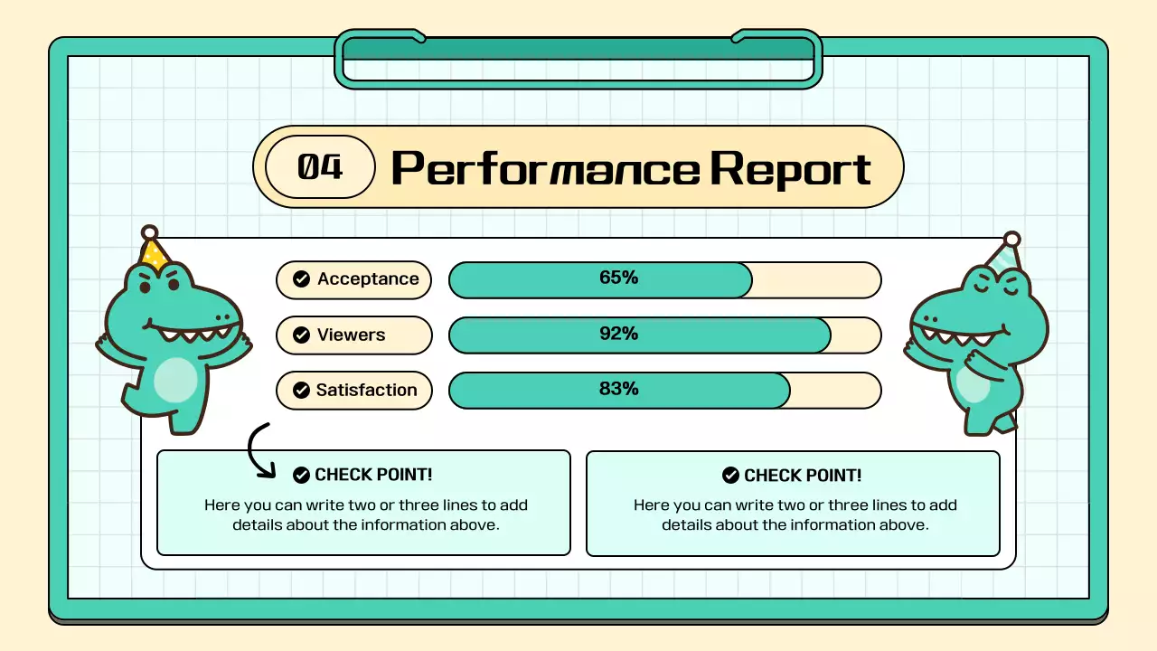 Green Cartoon Meeting Minutes Document Presentation